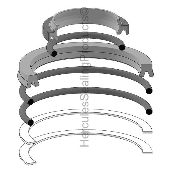 Toyota -After Market Parts Hydraulic Cylinder Repair Kit- 90 mmLIFT TRUCK KITS 04653-30111-71 - main